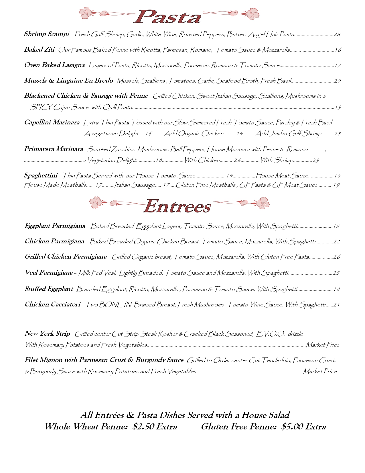 Full Menu